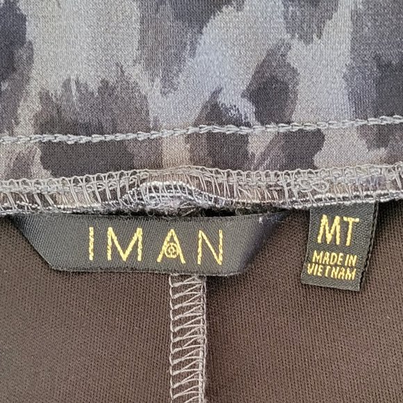 IMAN Global Chic Secret Smooth Pull-On Flare Pant Size M Tall Inseam 34” NEW - Picture 3 of 11
